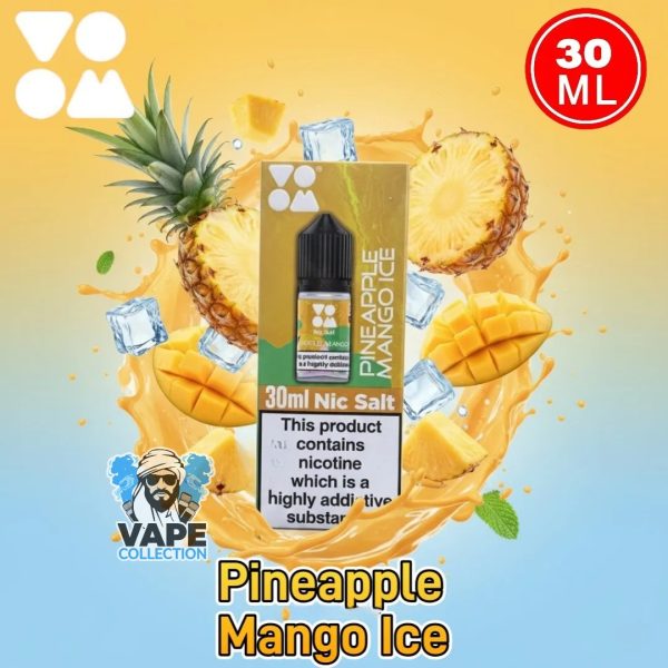 Voom Salt Nicotine 30mg 30ml in the UAE PINEAPPLE MANGO ICE