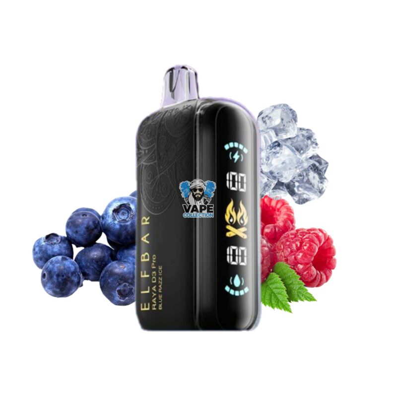 Elfbar Raya d3 pro 30000 puffs 50mg Blue Razz Ice