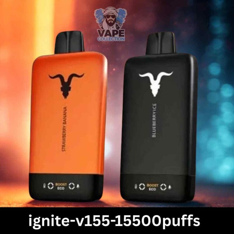 IGNITE V155 15500puffs Disposable Vape Ultra Slim Pod Kit in the UAE