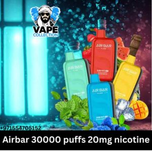 Airbar 30000 puffs 20mg nicotine MTL vape