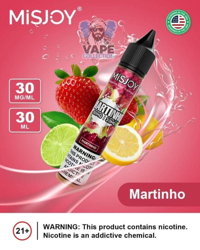 Martinho__misjoy premium salt nicotine 30mg 30mg liquid USA brand