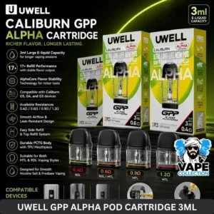 UWELL GPP ALPHA Pod Cartridge 3ml In UAE 1