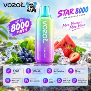 VOZOL-Star-8000-Puffs-50mg-No-Charging-Disposable-Vape-in-Dubai